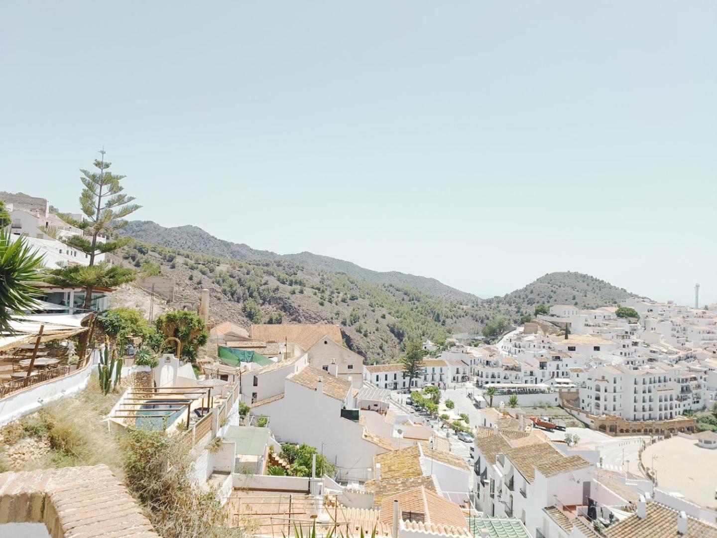 Las Pizarrillas: Tu Hogar En Este Blanco Pueblo Frigiliana Kültér fotó