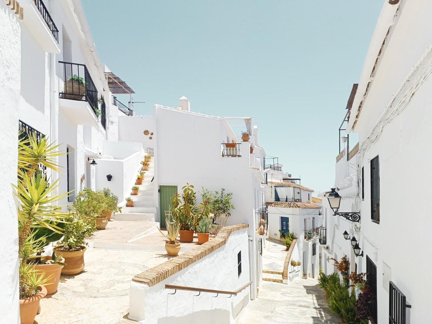 Las Pizarrillas: Tu Hogar En Este Blanco Pueblo Frigiliana Kültér fotó