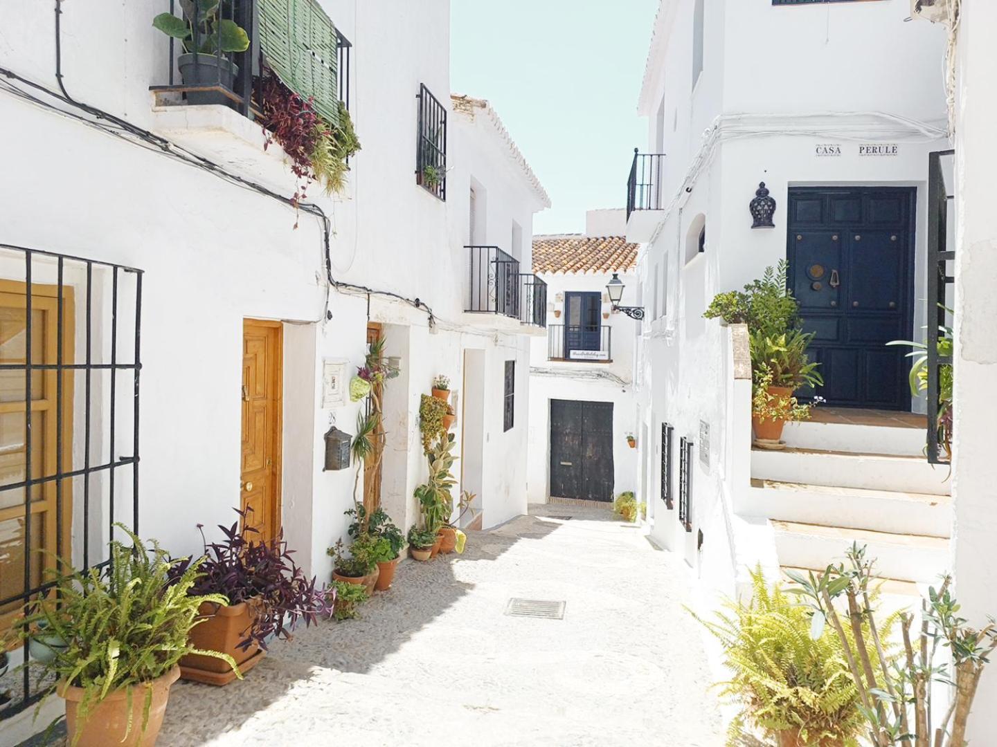 Las Pizarrillas: Tu Hogar En Este Blanco Pueblo Frigiliana Kültér fotó